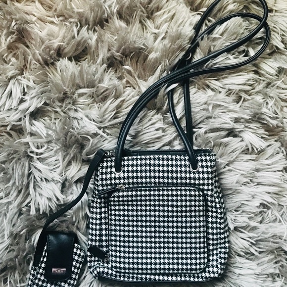 90’s Houndstooth Purse - Picture 1 of 4